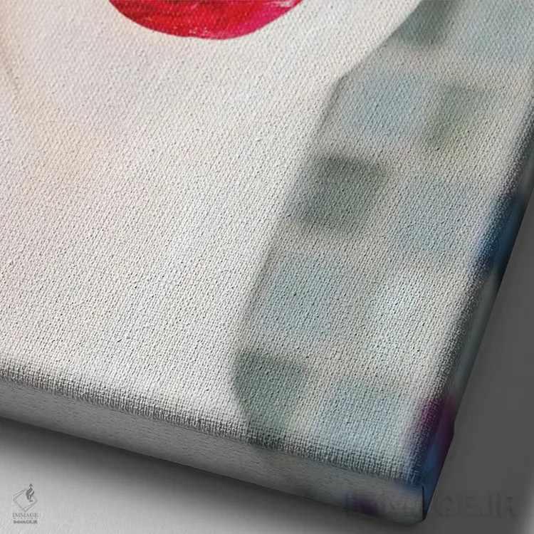 تابلو هوش مصنوعی اثر اندرو لِوِر - نمای نزدیک بافت بوم