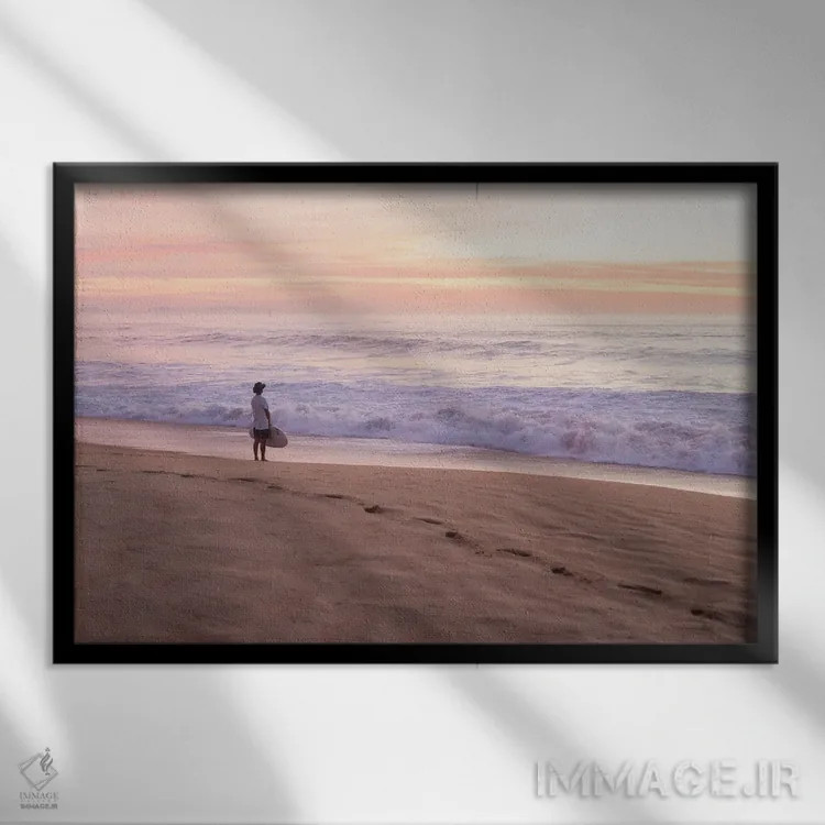 تابلو تفکر اثر اندرو لِوِر - نمای قابدار مشکی