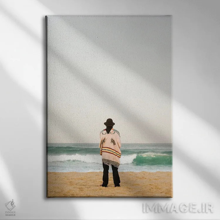 تابلو تفکر II اثر اندرو لِوِر - نمای روبهرو روی دیوار