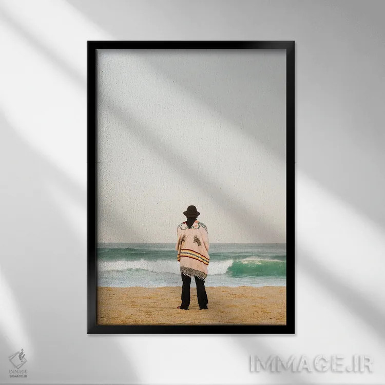 تابلو تفکر II اثر اندرو لِوِر - نمای قابدار مشکی