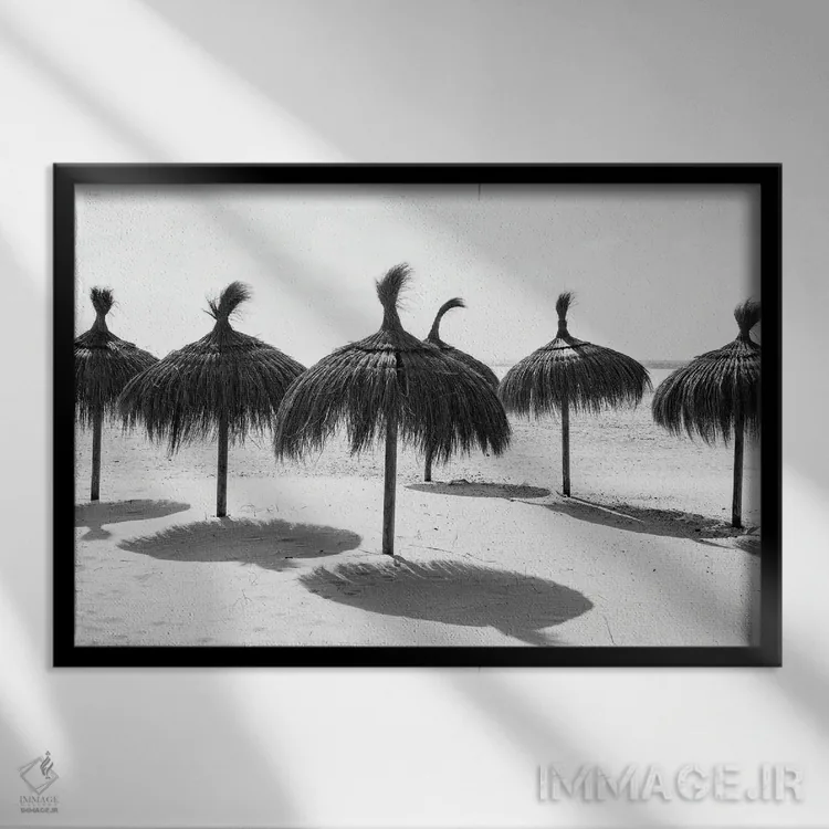 تابلو سایه اثر اندرو لِوِر - نمای قابدار مشکی