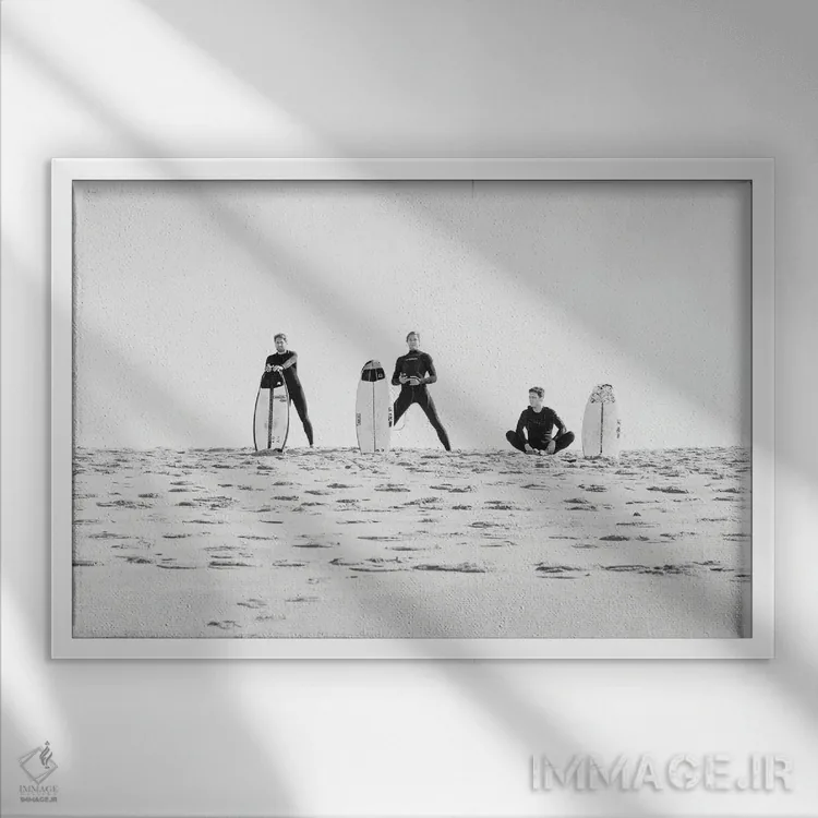 تابلو تیم رؤیایی اثر اندرو لِوِر - نمای قابدار سفید