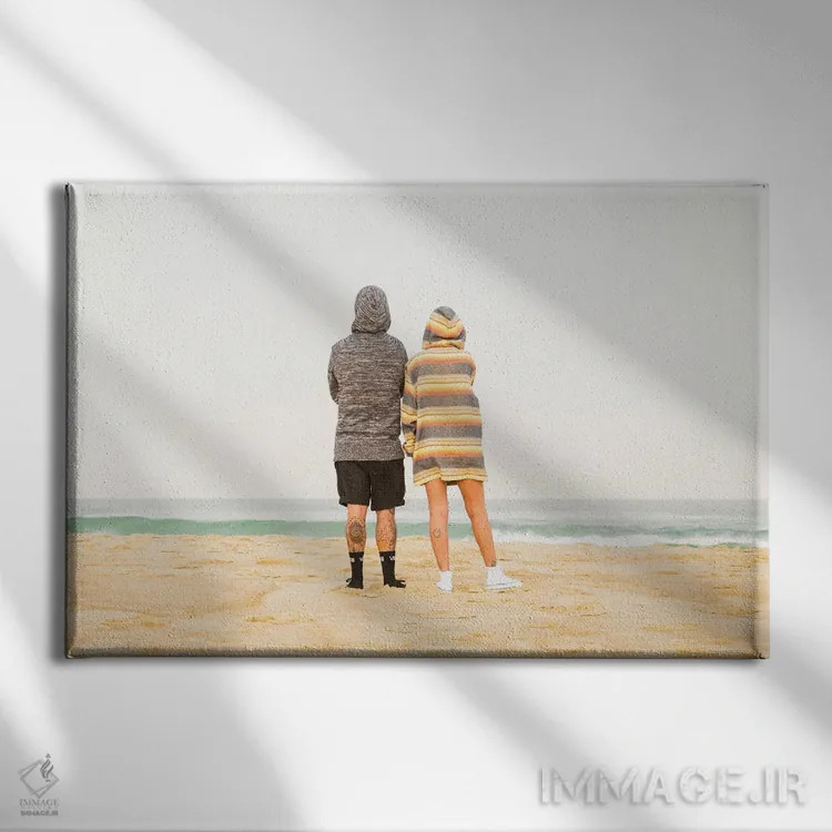 تابلو تفکر III اثر اندرو لِوِر - نمای روبهرو روی دیوار