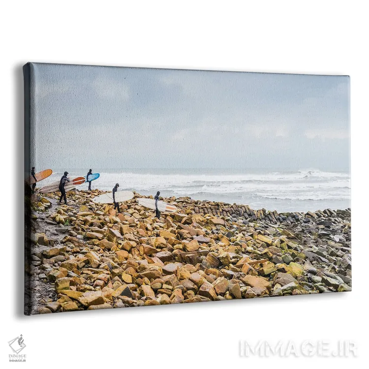 تابلو موجسواری ژوراسیک اثر اندرو لِوِر - نمای پرسپکتیو محصول