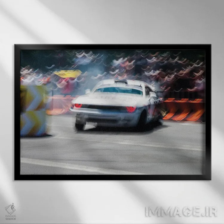 تابلو دستگاه رؤیاساز اثر اندرو لِوِر - نمای قابدار مشکی