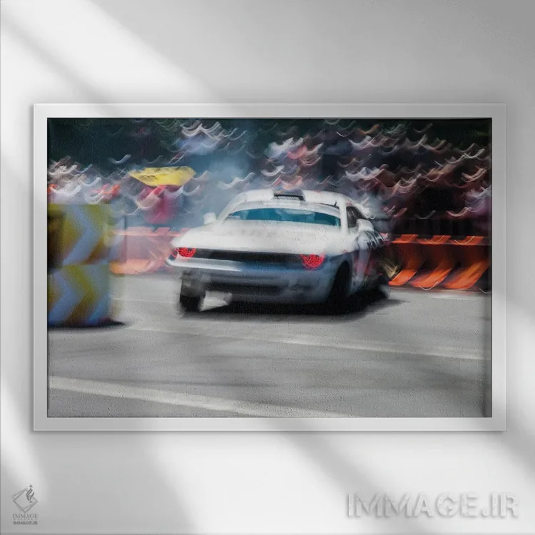 تابلو دستگاه رؤیاساز اثر اندرو لِوِر - نمای قابدار سفید