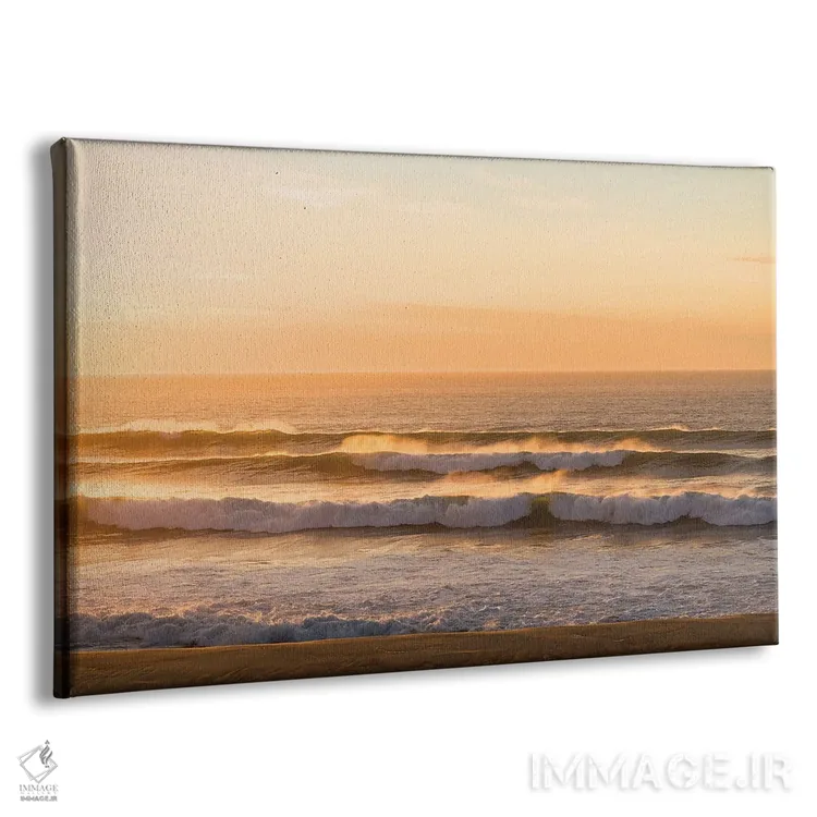 تابلو خطوط طلایی اثر اندرو لِوِر - نمای پرسپکتیو محصول