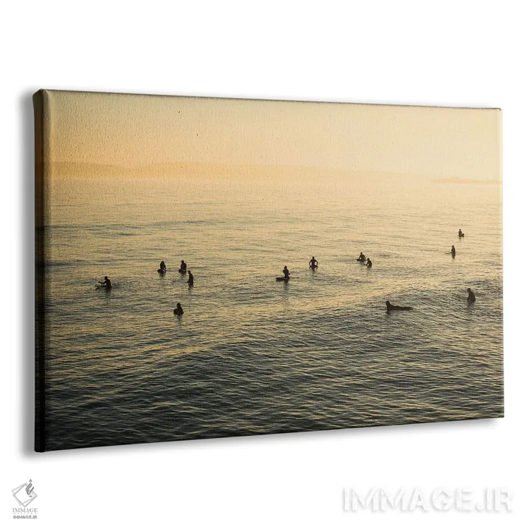 تابلو منتظر موجها اثر اندرو لِوِر - نمای پرسپکتیو محصول