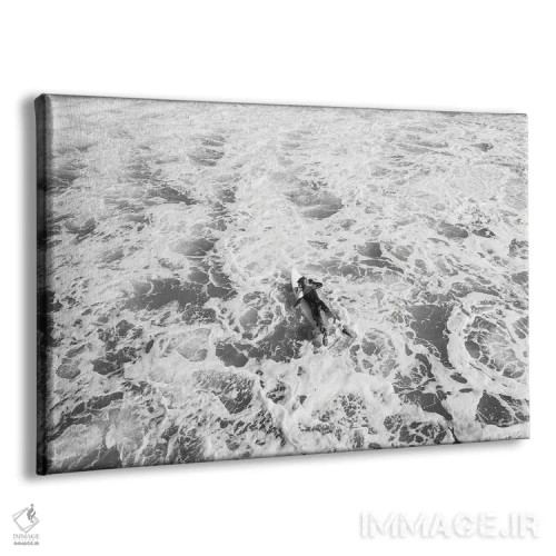 تابلو موجسواری در حبابها اثر اندرو لِوِر - نمای پرسپکتیو محصول