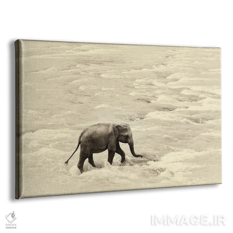 تابلو گامهای کودکانه اثر اندرو لِوِر - نمای پرسپکتیو محصول