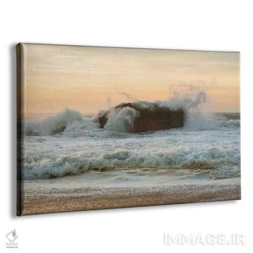 تابلو پناهگاه دریایی اثر اندرو لِوِر - نمای پرسپکتیو محصول