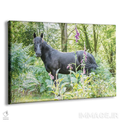 تابلو در میان گلها اثر اندرو لِوِر - نمای پرسپکتیو محصول