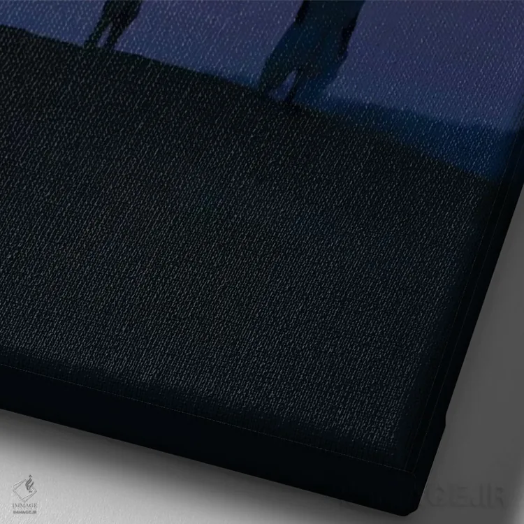 تابلو Thar Desert, Rajasthan, India,شتر و انسان در غروب، صحرای تار، راجستان، هند اثر آرت وولف (عکاس حیات وحش آمریکایی) - نمای نزدیک بافت بوم