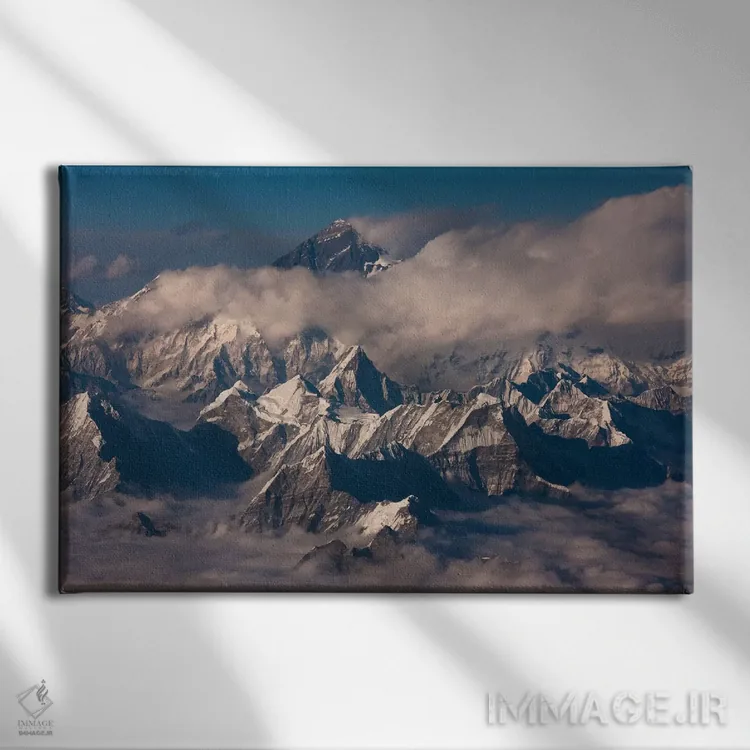 تابلو Bhutan,رشتهکوه هیمالیا، بوتان اثر آرت وولف (عکاس حیات وحش آمریکایی) - نمای روبهرو روی دیوار