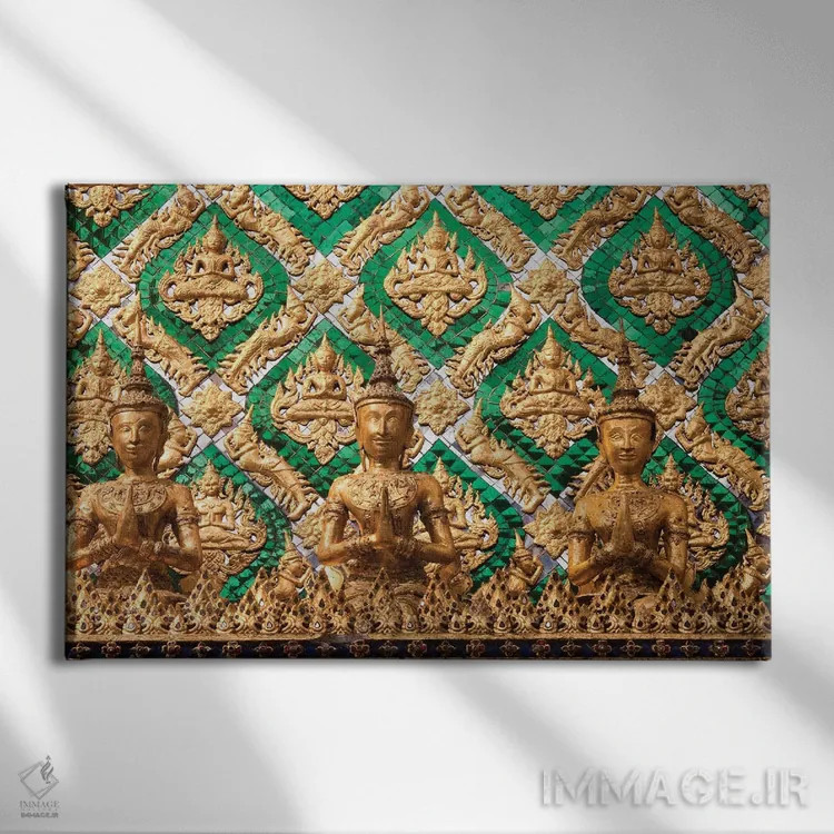 تابلو Bangkok, Thailand,کاخ بزرگ، بانکوک، تایلند اثر آرت وولف (عکاس حیات وحش آمریکایی) - نمای روبهرو روی دیوار