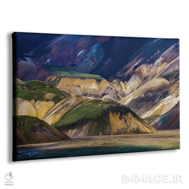 تابلو Iceland,کوههای لندمانالایگار، ایسلند اثر آرت وولف (عکاس حیات وحش آمریکایی) - نمای پرسپکتیو محصول