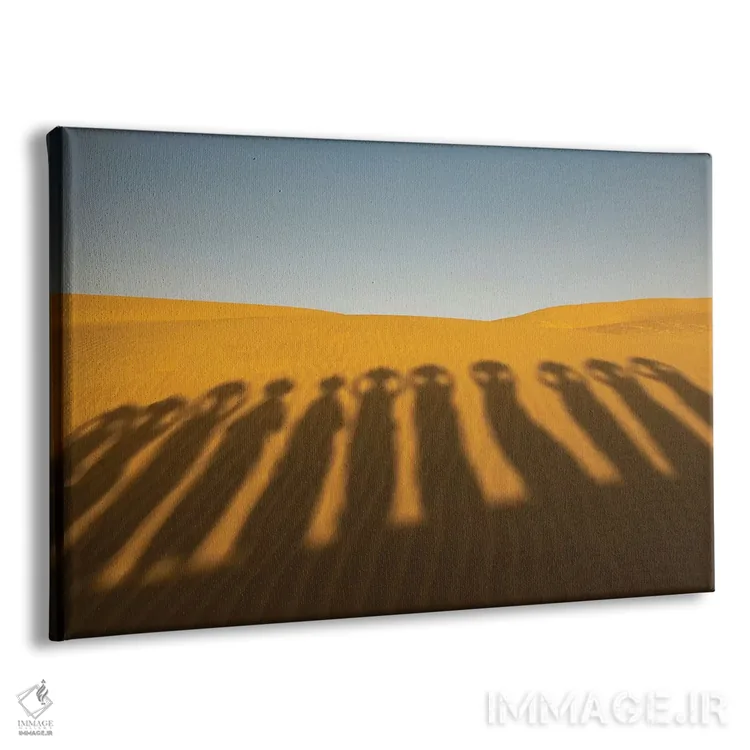 تابلو Thar Desert, India,سایههای آبآوران، صحرای تار، هند اثر آرت وولف (عکاس حیات وحش آمریکایی) - نمای پرسپکتیو محصول