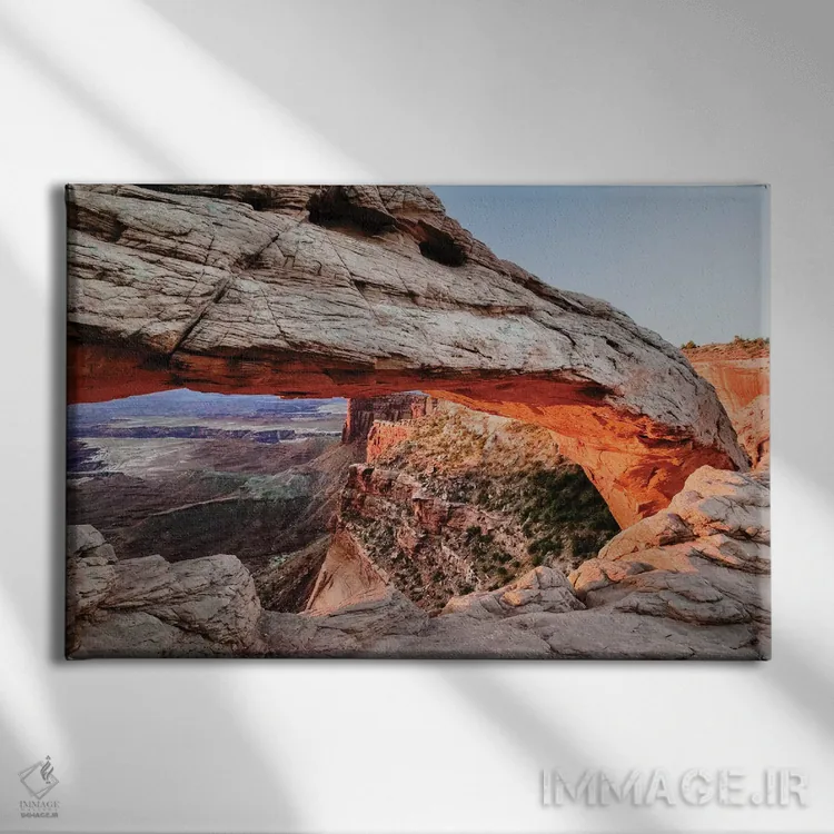 تابلو Canyonlands National Park, Utah, USA,قوس مسا در جزیره در آسمان، پارک ملی کنیونلندز، یوتا، آمریکا اثر آرت وولف (عکاس حیات وحش آمریکایی) - نمای روبهرو روی دیوار