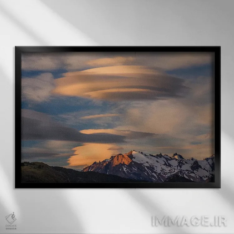 تابلو Chile,پارک ملی تورس دل پاین، شیلی اثر آرت وولف (عکاس حیات وحش آمریکایی) - نمای قابدار مشکی