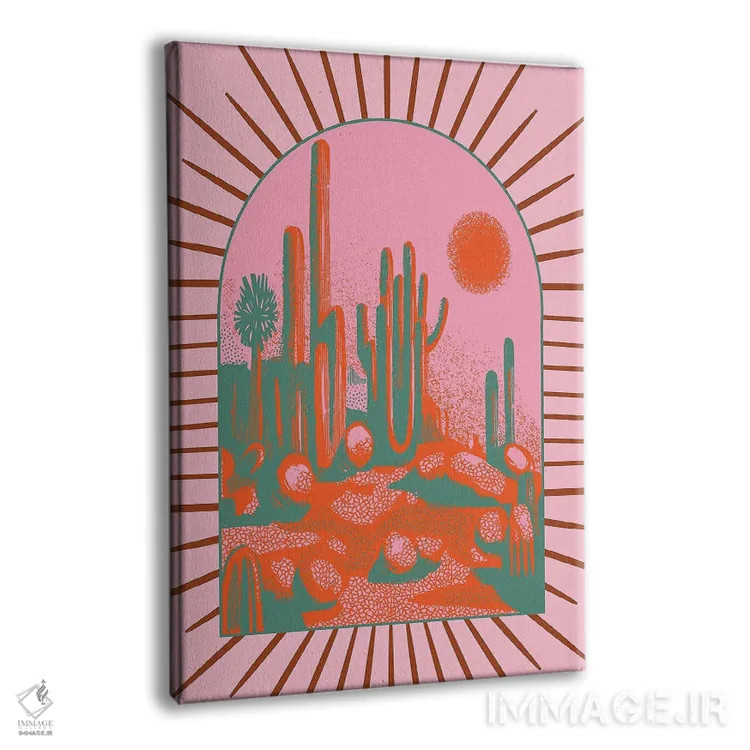 تابلو صحرای برقی اثر اروویند پرینتس - نمای پرسپکتیو محصول