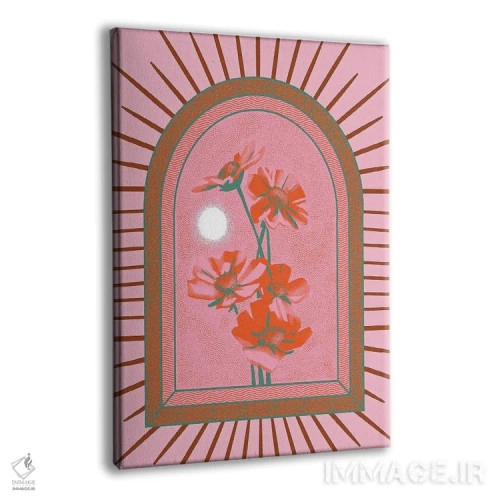 تابلو گلهای برقی اثر اروویند پرینتس - نمای پرسپکتیو محصول