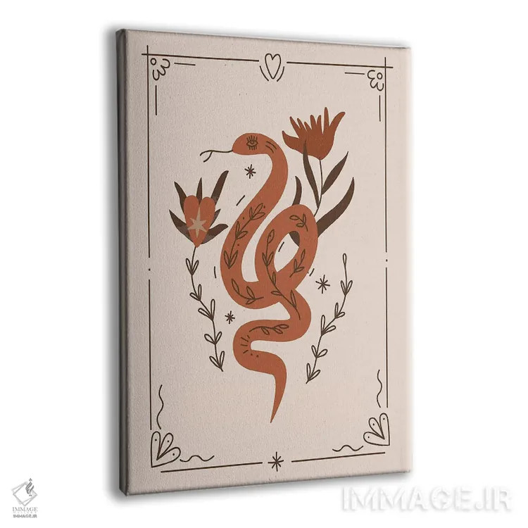 تابلو مار غربی اثر اروویند پرینتس - نمای پرسپکتیو محصول