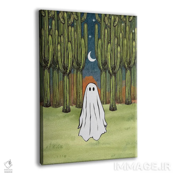 تابلو روح کاکتوس اثر اروویند پرینتس - نمای پرسپکتیو محصول