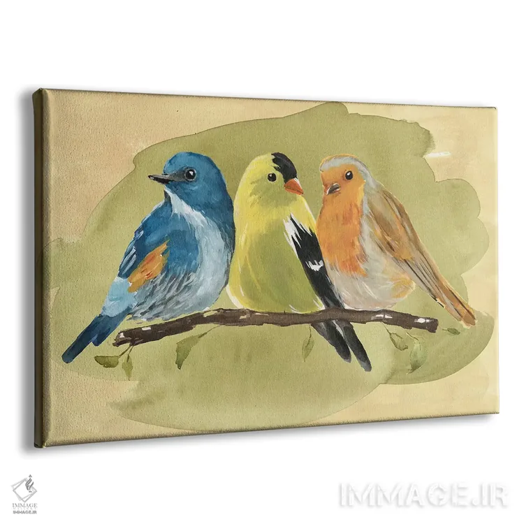 تابلو نشست پرنده I اثر آنی وارن - نمای پرسپکتیو محصول