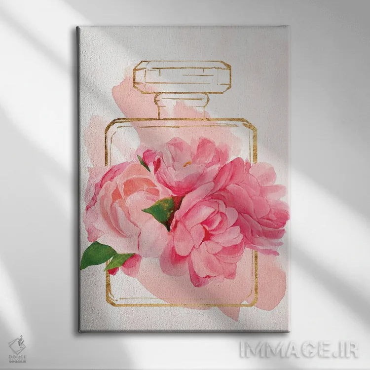 تابلو شکوفه عطر II اثر آنی وارن - نمای روبهرو روی دیوار