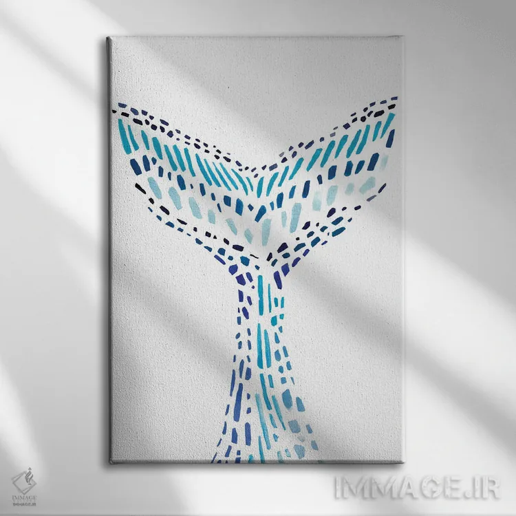 تابلو دم موزاییکی II اثر آنی وارن - نمای روبهرو روی دیوار