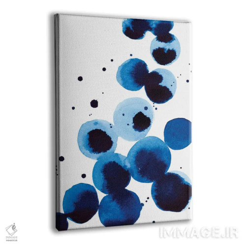 تابلو قطرههای آبی I اثر آنی وارن - نمای پرسپکتیو محصول