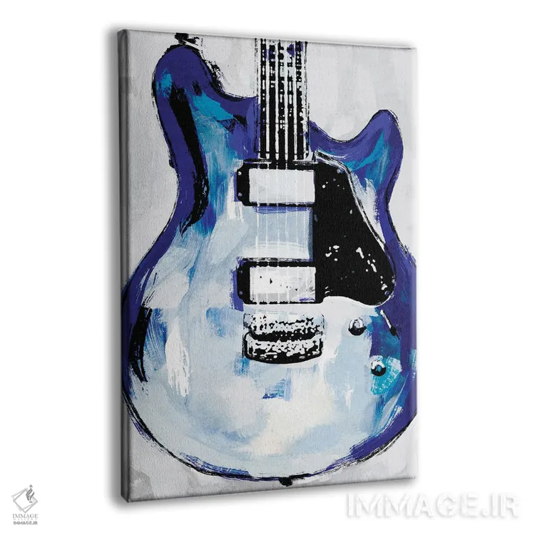 تابلو آبیهای برقی II اثر آنی وارن - نمای پرسپکتیو محصول