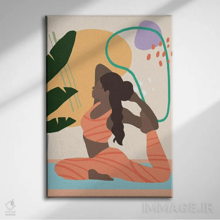 تابلو انرژی درخشان IV اثر آنی وارن - نمای روبهرو روی دیوار