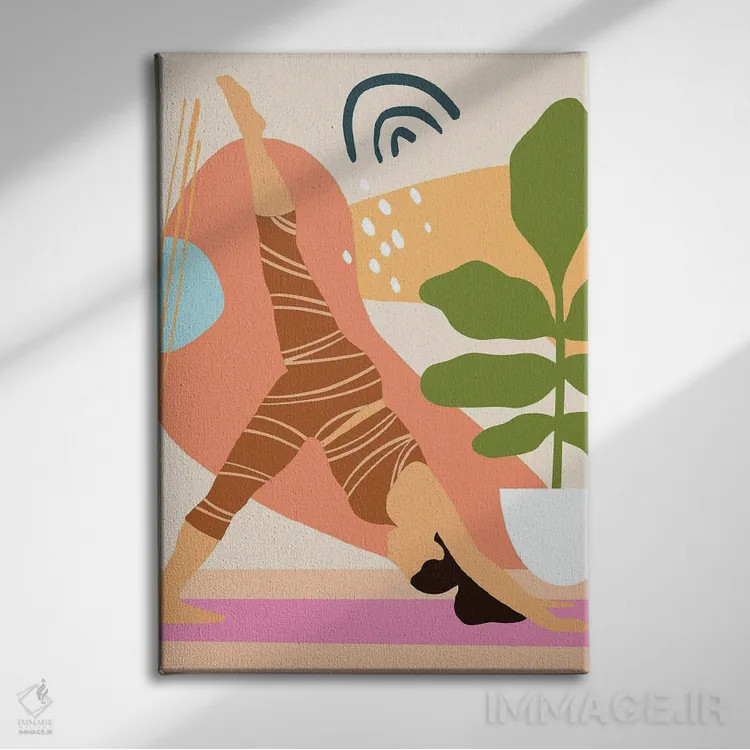 تابلو انرژی درخشان III اثر آنی وارن - نمای روبهرو روی دیوار