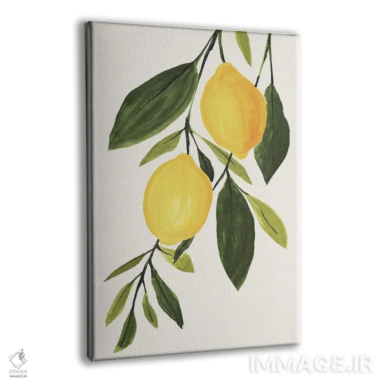 تابلو شاخه لیمو I اثر آنی وارن - نمای پرسپکتیو محصول