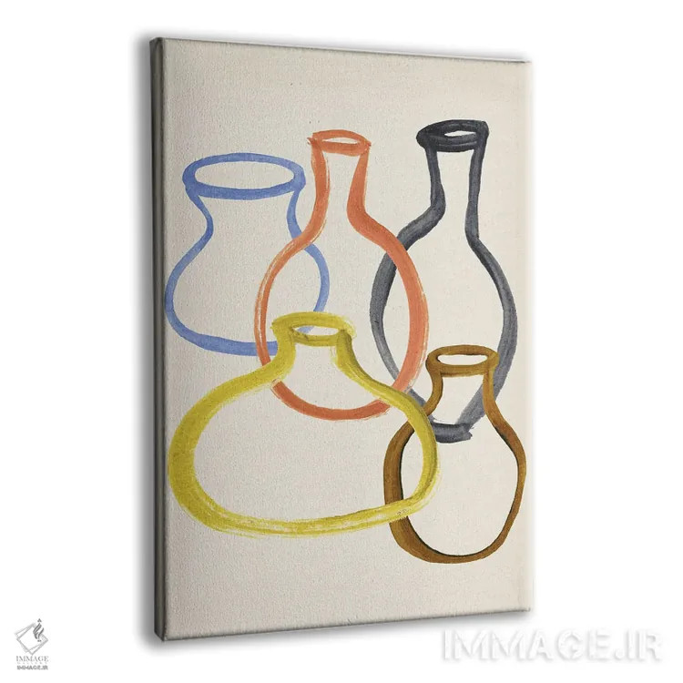 تابلو گلدان II اثر آنی وارن - نمای پرسپکتیو محصول