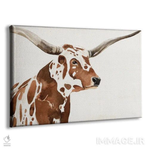 تابلو گاو خالدار IV اثر آنی وارن - نمای پرسپکتیو محصول