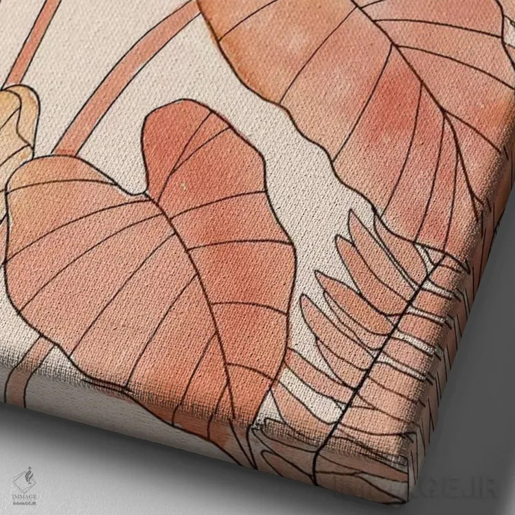 تابلو یوزپلنگ سرخگونه II اثر آنی وارن - نمای نزدیک بافت بوم