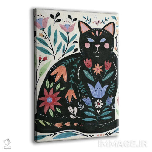 تابلو گربه محلی II اثر آنی وارن - نمای پرسپکتیو محصول