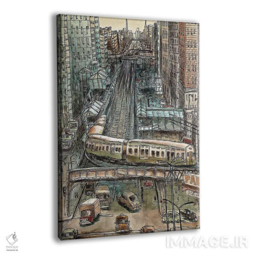 تابلو پشت پیچ اثر آرون ووتن - نمای پرسپکتیو محصول