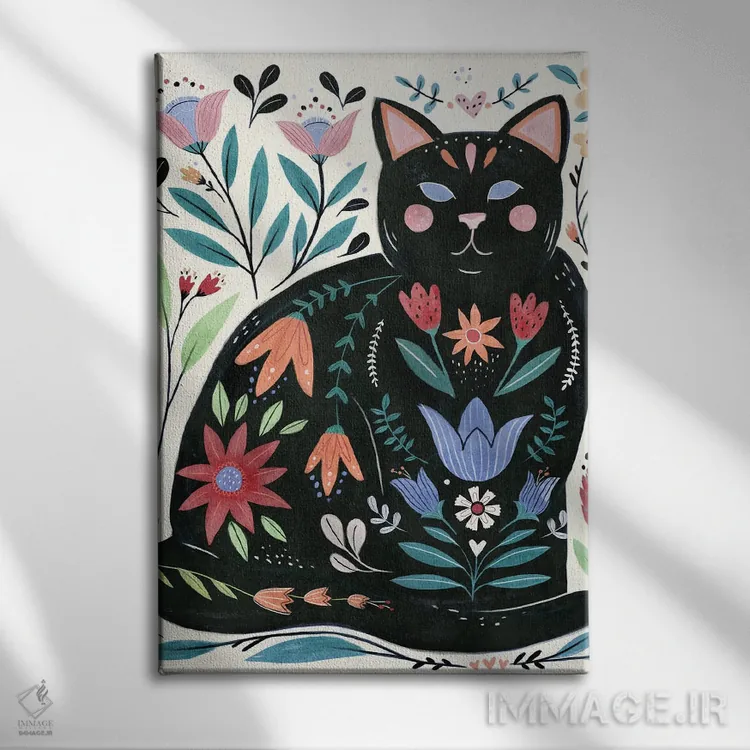 تابلو گربه محلی II اثر آنی وارن - نمای روبهرو روی دیوار