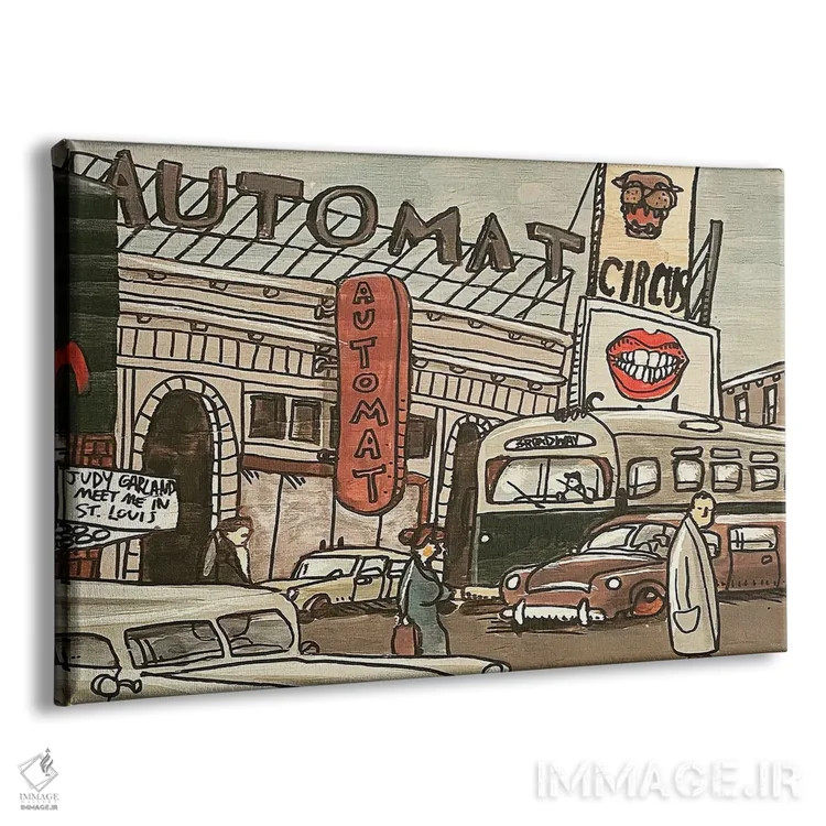 تابلو رستوران خودکار (Automat) اثر آرون ووتن - نمای پرسپکتیو محصول