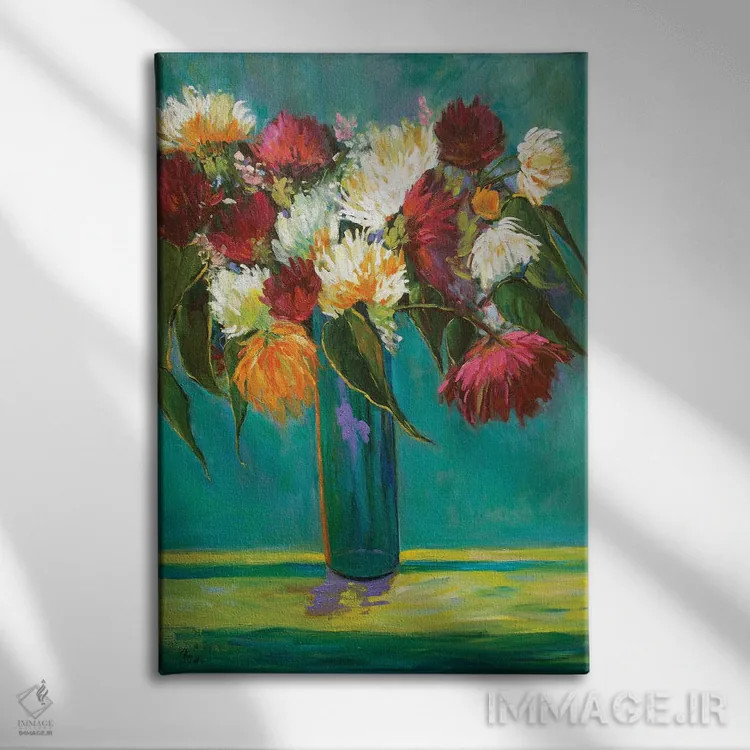 تابلو زیباییهای فراوان اثر الکسی فاین - نمای روبهرو روی دیوار