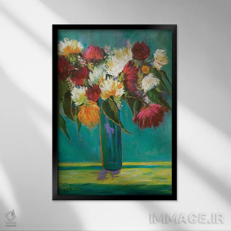 تابلو زیباییهای فراوان اثر الکسی فاین - نمای قابدار مشکی