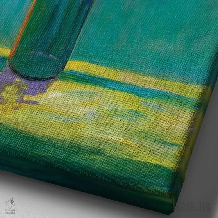 تابلو زیباییهای فراوان اثر الکسی فاین - نمای نزدیک بافت بوم