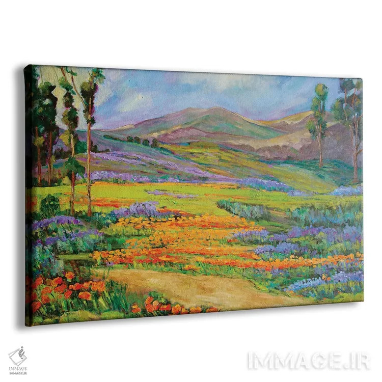 تابلو رویای کالیفرنیا اثر الکسی فاین - نمای پرسپکتیو محصول