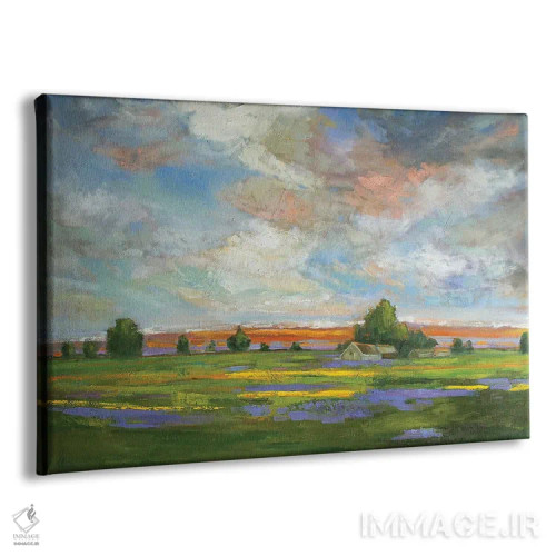 تابلو نمای بهاری اثر الکسی فاین - نمای پرسپکتیو محصول