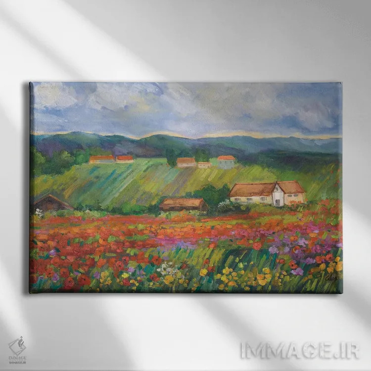 تابلو شکوه بهار اثر الکسی فاین - نمای روبهرو روی دیوار