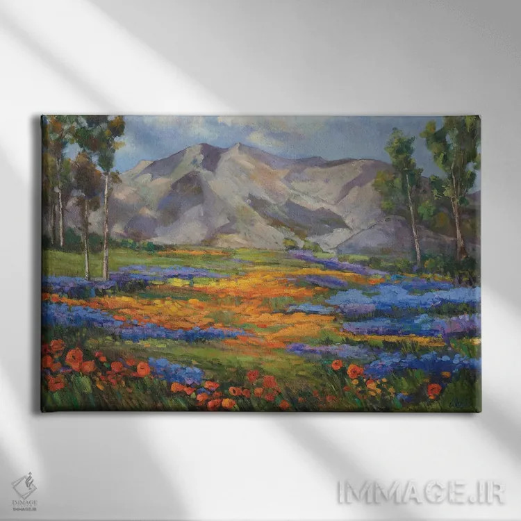 تابلو بهار کارمل اثر الکسی فاین - نمای روبهرو روی دیوار