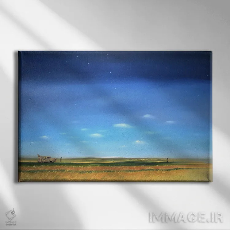 تابلو احمق و احمقتر (فیلم کمدی) اثر الکس کر - نمای روبهرو روی دیوار